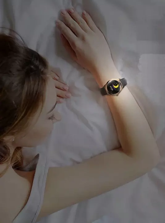 ZEGAREK DAMSKI SMARTWATCH ZŁOTY PULSOMETR KW10