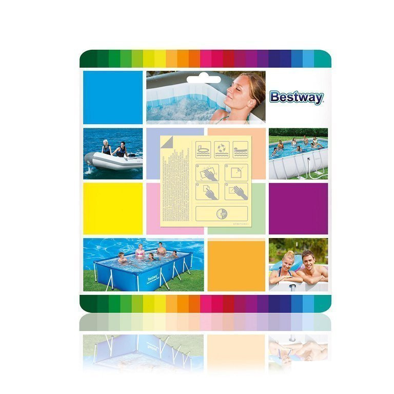 Zestaw naprawczy Bestway 62068 łatki 10 sztuk